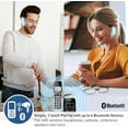 thumbnail image 3 of Panasonic Expandable Cordless Phone System, Bluetooth Pairing for Wireless Headphones and Hearing Aids, Smart Call Block, Bilingual Talking Caller ID, 2 Handsets - KX-TGD892S, Silver/Black, 3 of 5
