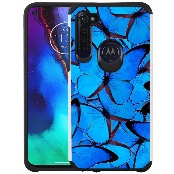 Motorola Moto G Stylus (2020) Case Colorful Design Hybrid Armor Case
