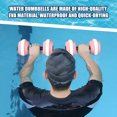 MIGAINO 2Pcs Water Dumbbell Kids Adults EVA Foam Pool Weight Water Aerobic Weight Loss Floating