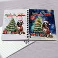 thumbnail image 4 of Merry Christmas and Happy New Year Santa English Springer Spaniel Holiday Xmas Winter Spiral Bound Journal Springers Dog Lover Gifts 5x7in Spiral Notebook - 00024, 4 of 5
