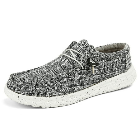 

Men‘s Loafer Shoes Lightweight Canvas Slip On Casual Sneakers