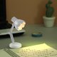 thumbnail image 5 of Luz De Adorno De Escritorio Lámpara de noche LED Cómoda luz de mesa de lectura plegable con clip Regalos de vacaciones, 5 of 7