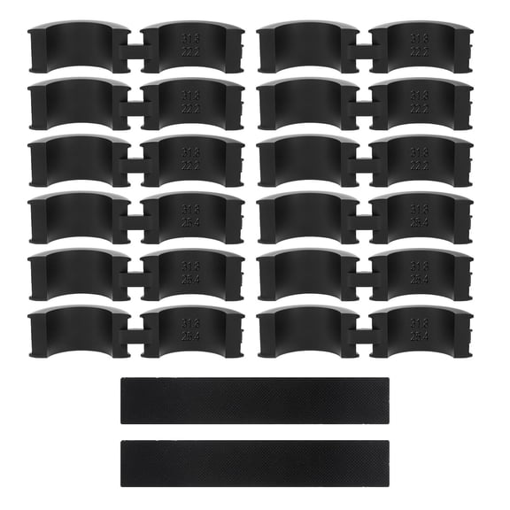 Bike Handlebar Spacers Rubber Shock Absorption Grip Enhances Stability Easy Install