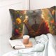 thumbnail image 4 of Fotbe Sunshine Flower Meditating Cat Funda de Almohada Decorativa Estilo Occidental, Lujo en Algodón, Fundas para Almohadas King, Cojín Estampado para Decoración del Hogar-14"x20", 4 of 6