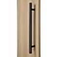 thumbnail image 3 of STRONGAR Modern & Contemporary Round Bar/Ladder/H-Shape Style 914mm / 36 Inches Push-Pull Stainless-Steel Door Handle - Matte Black Powder Finish, 3 of 4