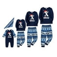 thumbnail image 4 of Cozy Family Christmas Matching Pajamas Sets for Elegant Mom, Mom Family Matching Christmas Pajamas Set Letter Print Parent Outfit, 4 of 5