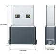 thumbnail image 4 of MangoFeel USB-C to USB-A Cable Connector 2 Pack, 4 of 7