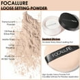 thumbnail image 4 of FOCALLURE Oil Control Loose Face Powder with Velour Powder Puff , Long-lasting & Lightweight Sets Foundation Makeup, Ivory, 4 of 7
