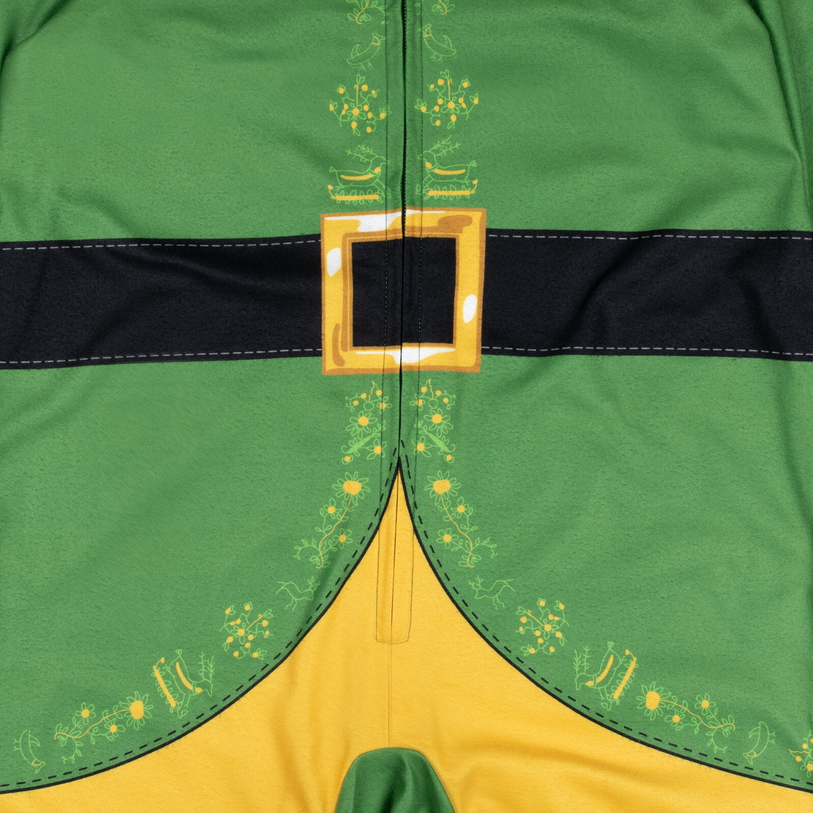 Elf Holiday Christmas Fleece Zip Up Cosplay Pajama Coverall Little Kid to Big