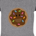 thumbnail image 3 of Inktastic Chocolate Doughnut Boys or Girls Baby Bodysuit, 3 of 4