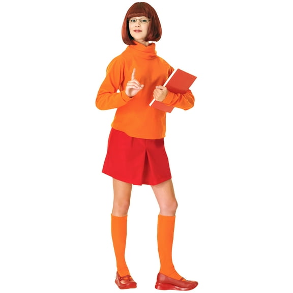 Scooby-Doo Velma Women's Halloween Fancy-Dress Costume for Adult, One Size