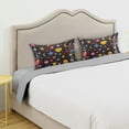 thumbnail image 3 of Yayeee Pillowcase Standard Size Set of 2 Satin Wrinkle Resistant Pillow Case, Moon Pattern, 3 of 7