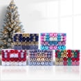 thumbnail image 5 of Juego de 100 bolas navideñas de 3/4/6 cm, delicadas bolas galvanizadas impermeables, coloridas, irrompibles, para decoración de árbol de Navidad, 5 of 5