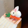 thumbnail image 4 of Easter Hair Clips, White Bunny Hairpins, White Bunny Hair Barrettes, Alligator Clips - Easter Hair Accessories for Women Girls, suitable for Easter Parade Party Decor, 4 of 4