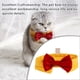thumbnail image 4 of Greeniant Mascota cuello pajarita ropa adorno accesorios de aseo pequeño encantador ajustable perro gato Collar fiesta decoración amarillo S Ropa para mascotas Rojo amarillo L Greeniant PT003785-06, 4 of 6
