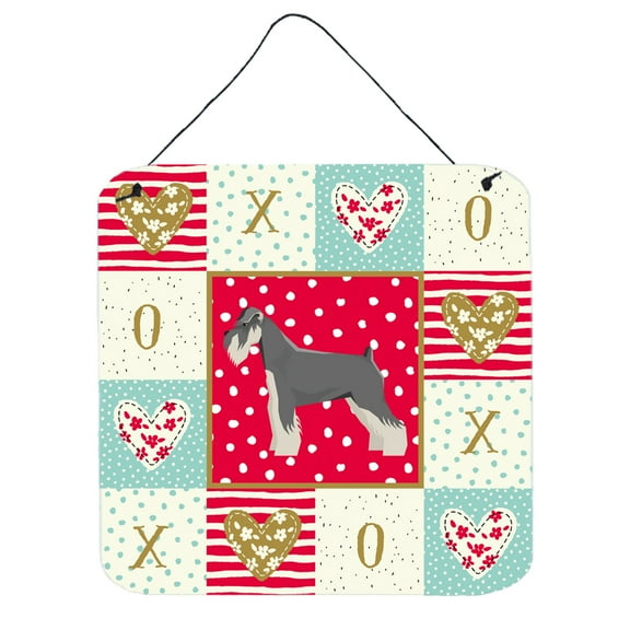 Schnauzer Love Wall or Door Hanging Prints