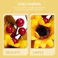 thumbnail image 3 of Shisuyan Halloween Table Pumpkin Centerpiece Yellow 1Pack 6.3X5.5In, 3 of 8