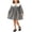 Black, variant on hotojiny Toddler Girls Gingham Dress Checkered Long Sleeve A-Line Plaid Dress Cute Crew Neck Collared Kids Flowy Dress(Sky Blue,2-3 Years)