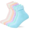 thumbnail image 1 of Extra Warm Women's Bed Socks - 6-pack In Pastel Colours, Size Uk 4-8, 1 of 5