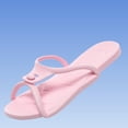 thumbnail image 4 of Xucatan Women's Foldable Flip Flops, Portable Travel Thong Sandals with Massage Textured Insole, Soft EVA Non Slip Sole, Lightweight Beach Slippers for Spring Summer Vacation Gift, 4 of 7