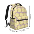 thumbnail image 2 of Easygdp Yellow Lemon Slices Mochila Ergonómica Versátil para Laptop - Múltiples Bolsillos, Correas Ajustables, Unisex para Escuela, Viajes y Actividades al Aire Libre-One Size, 2 of 5