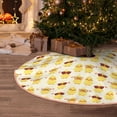 thumbnail image 5 of Balery Cute Yellow Duck Printed Christmas Tree Skirt , Merry Christmas Party Christmas Tree Decoration,Adjustable Tree Skirt-30", 5 of 6