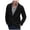 Black, variant on Men's Shawl Collar Cable Knit Cardigan Button Front Long Sleeve Sweater Jacket