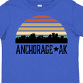 thumbnail image 4 of Inktastic Anchorage Alaska Skyline Boys or Girls Toddler T-Shirt, 4 of 5