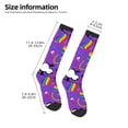 thumbnail image 2 of Naloa Rainbow Lgbt Penguin Thigh High Socks Extra Long Stretchy Sock Women Over Knee High Opaque Stocking Daily Wear, 2 of 6