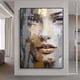 thumbnail image 3 of Pintura de chica desnuda, pintura al óleo figurativa hecha a mano, obra de arte para el hogar, pintura abstracta grande de chica pintada a mano sobre lienzo, arte de pared, 3 of 5