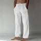 thumbnail image 1 of Puntoco Pantalones casuales largos para hombre, pantalones casuales con estampado de moda para hombre, cintura elástica con bolsillos, pantalones deportivos, 1 of 4