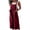 Wine, variant on gakvbuo Jumpsuits For Women Summmer Dressy Wedding Women's Linen Cotton Solid Color Sleeveless Pocket Casual Wide Leg Side Button Jumpsuit