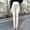 White, variant on pstuiky Maternity Work Pants Solid Color High Waist Loose Fit Stretch Denim Jeans for Pregnancy Comfortable Casual Long Pants Pregnancy Pants
