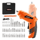 thumbnail image 2 of Kit  Atornillador Inalambrico De 3.6v, De 46 Piezas. Naranja, 2 of 5