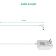 thumbnail image 2 of Cable cargador de monitor de bebé de 3 m para HelloBaby HB30, HB66, HB50, 2 of 3