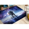 thumbnail image 3 of Space Rug, Astronaut Landing Rug, View Rugs, Easy To Clean Rugs, Stair Rug, Astronaut Rugs, Decorative Rug, Soft Rug, Boy Room Rug Decor, 3.3'x5' - 100x150 cm, 3 of 8