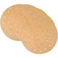 thumbnail image 1 of Revestimientos para freidora de aire, tapete antiadherente para vaporera, papel pergamino sin blanquear perforado, usos para hornear galletas (9, marrón), 1 of 1