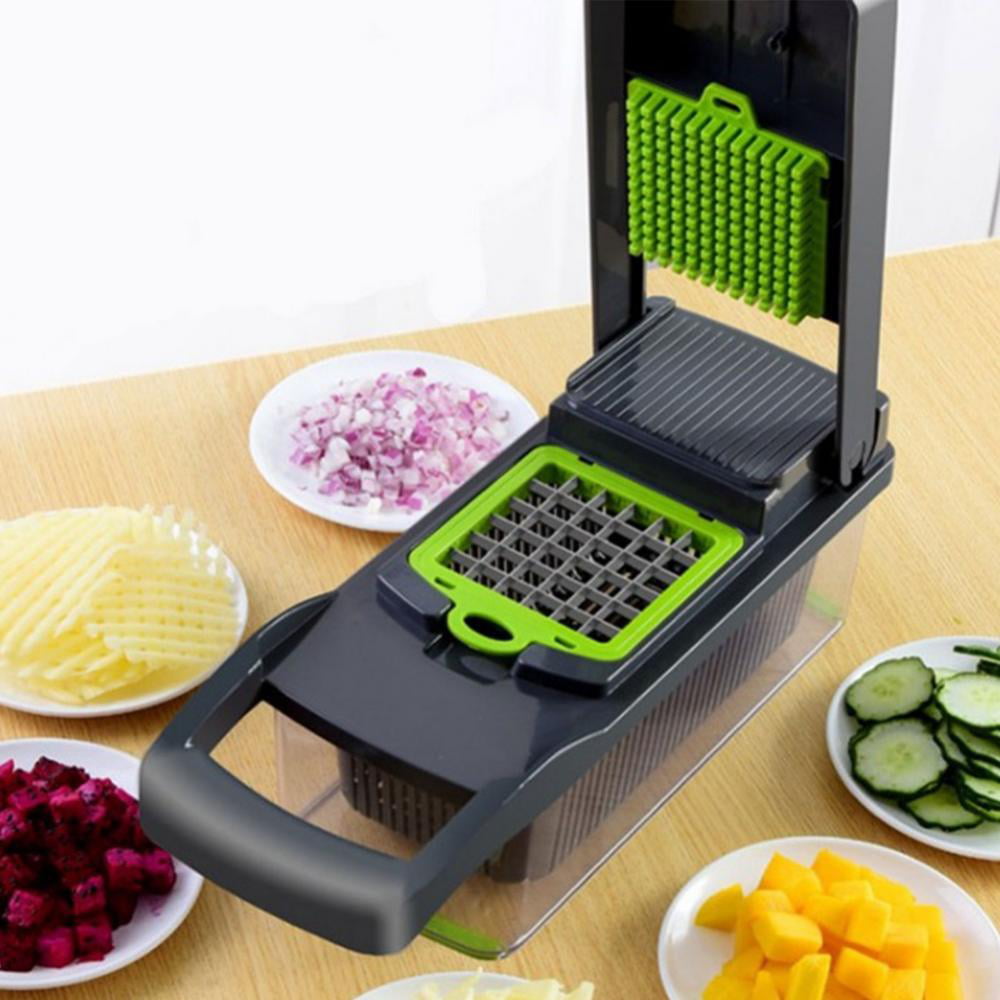 14in1 Vegetable Chopper, Household Potato Shredder And Dicer, Stainless  Steel Multifunctional Radish Slicer, Shredder, Scraper, Vegetable Graters,  Kitchen Utensils, Apartment Essentials, College Dorm Essentials, Back To  School Supplies - Temu