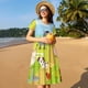 thumbnail image 4 of Disketp Farm Animals 3 para Vestido de Manga Corta para Mujeres, Vestidos de Verano para Mujeres, Casual y Holgado para la Playa, 4 of 6