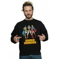 thumbnail image 2 of DC Comics Mens Wonder Woman Super Power Group Sweatshirt, 2 of 5