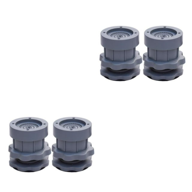 Maytalsory Shock Absorbing Anti Vibration Pads Lifting Foot Base for Home Kitchen Washroom Accessory Gray Type A 2Set