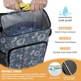 thumbnail image 2 of Celestial Moon and Stars Cooler Backpack Space Exploration Design Leakproof and Insulated for All-Day Outdoor Use, 2 of 6