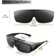 thumbnail image 4 of GFDYREE Fit Over Polarized Sunglasses Flip Up Lens for Men and Women, 4 of 6