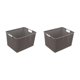 thumbnail image 4 of Advancent Caja de plástico duradera, organizador de almacenamiento apilable para habitación o dormitorio, organizador de dormitorio, cesta Type5 NO5, 4 of 6