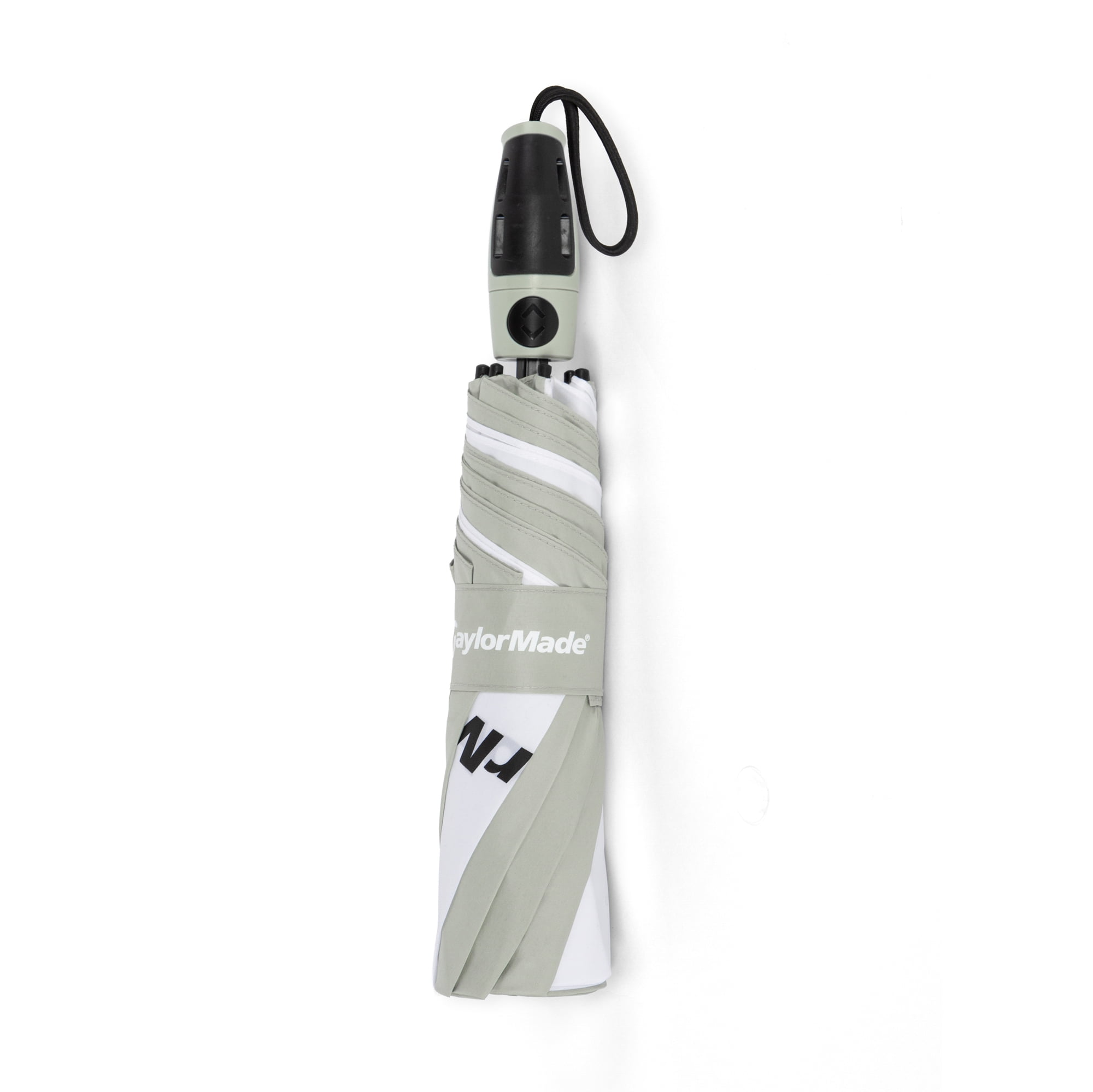 TaylorMade Vortexvent Compact Golf Umbrella, 47-inch, Sage Green/White