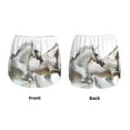 thumbnail image 6 of Goofa Running White Horses Printed Women 2 in 1 Running Shorts,Quick Dry Athletic Workout Shorts,High Waisted Athletic Shorts with Liner Pockets-Medium, 6 of 9