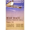 thumbnail image 3 of Waterlow and Sons, Ltd 11x14 Black Modern Framed Museum Art Print Titled - Underground Boat Race (1913), 3 of 5