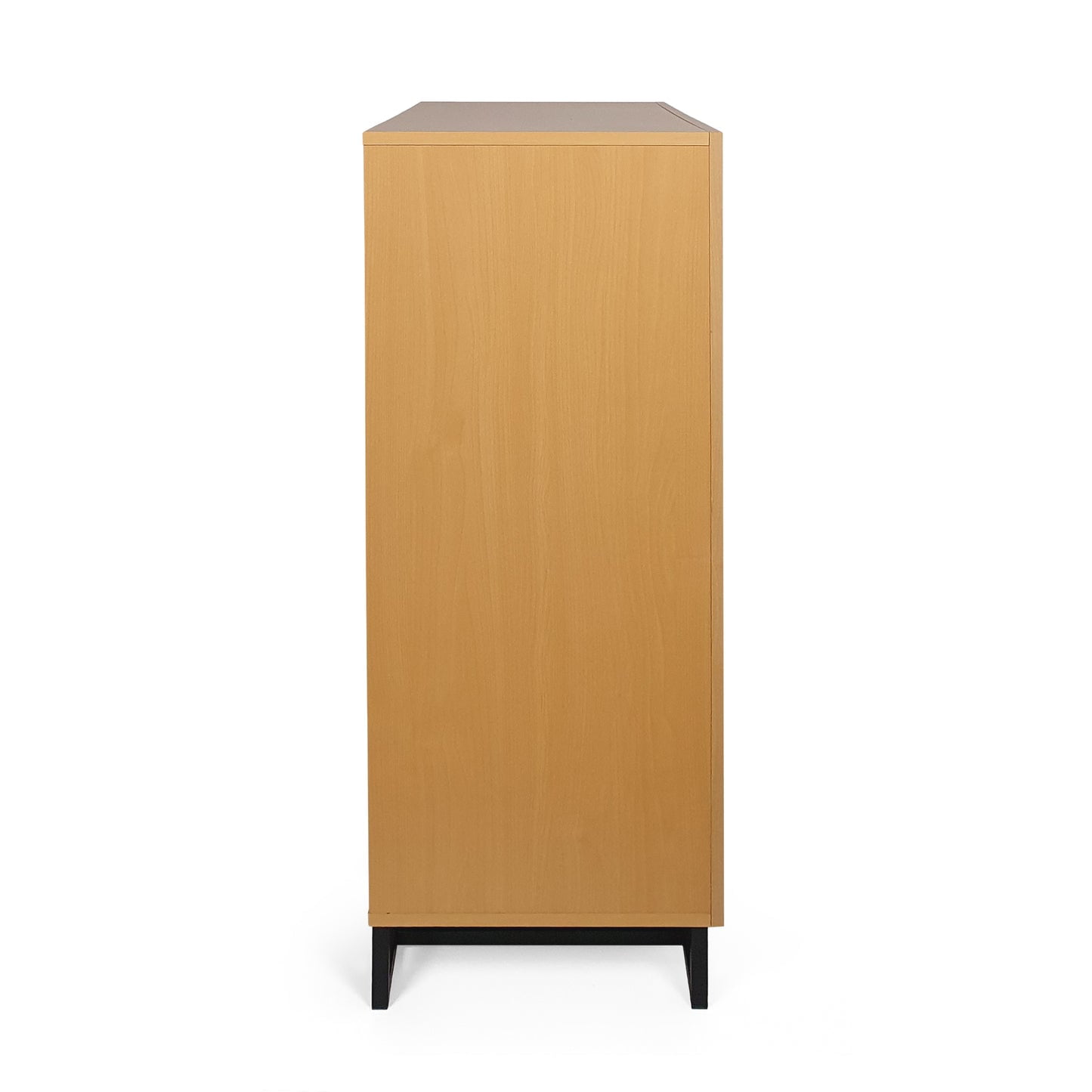 Resenkos Tall Dresser for Bedroom with 4 Drawers, Chest of Drawers with Sturdy Metal Frame for Nursery, Maple