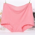 thumbnail image 3 of Bigersell No Show Underwear Clearance Lingerie Underwear Tangas Panty Style P-56 Spandex Thong Panties Ladies Thong Underwear Briefs High Waist Women's Panties Red-A 3Xl, 3 of 3