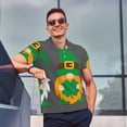 thumbnail image 6 of Balery Spring St Patrick’S Day Irish Gnomes Printed Men’s Short Sleeve Polo Shirt, Midweight Men's Shirt,Golf Polo shirts -, 6 of 8
